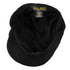 Boardwalk - Walrus Hats Black Linen/Cotton Blend 8 Panel Newsboy Cap